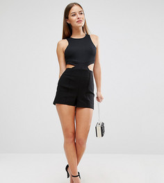 Короткие шорты ASOS PETITE Sculpt Me - Черный