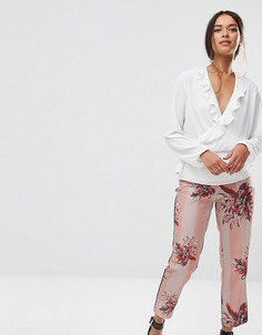 Пижамные брюки с цветочным принтом и полосками Alter Petite - Мульти