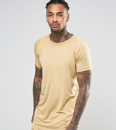 Удлиненная футболка Other UK - Светло-серый