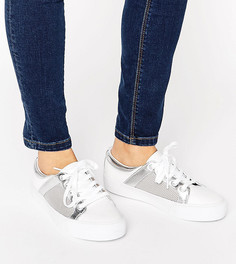 Сетчатые кроссовки для широкой стопы ASOS DANI - Белый