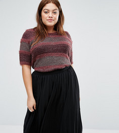 Фактурный вязаный джемпер Junarose - Красный