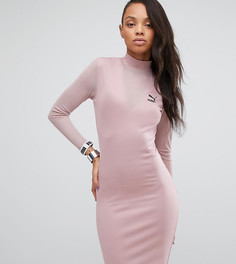 Облегающее платье с сеточкой Puma эксклюзивно для ASOS - Розовый
