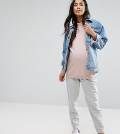 Трикотажные джоггеры ASOS Maternity - Серый