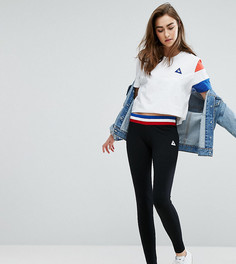 Леггинсы с контрастным трехцветным поясом Le Coq Sportif эксклюзивно для ASOS - Черный