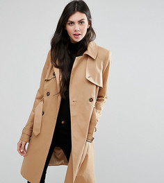 Классический тренч ASOS TALL - Светло-серый