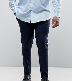 Темно-синие супероблегающие брюки ASOS PLUS - Темно-синий