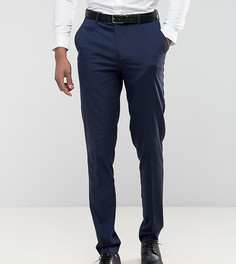 Темно-синие облегающие строгие брюки ASOS TALL - Темно-синий