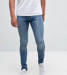 Выбеленные джинсы с напылением Brooklyn Supply Co Hunter - Синий