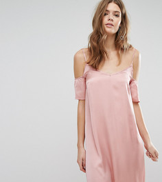 Платье-сорочка с вырезами на плечах Vero Moda Tall - Розовый