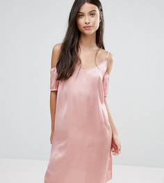 Платье-комбинация с открытыми плечами Vero Moda Petite - Розовый
