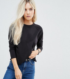 Свободная футболка ASOS PETITE - Черный