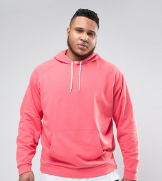Розовое oversize-худи ASOS PLUS - Розовый