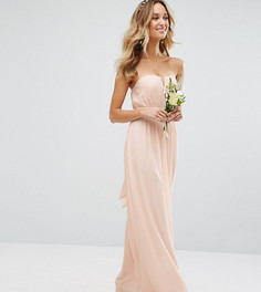 Платье-бандо макси TFNC WEDDING - Розовый