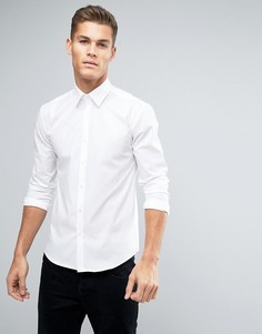 Эластичная рубашка узкого кроя Lindbergh - Белый