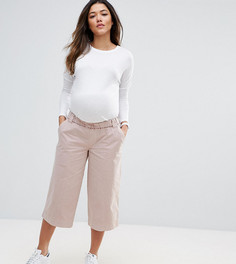 Широкие выбеленные брюки ASOS Maternity - Розовый