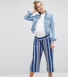 Брюки в полоску ASOS Maternity - Мульти