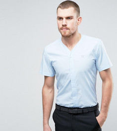 Узкая рубашка с V-образным вырезом и короткими рукавами Hart Hollywood - Синий