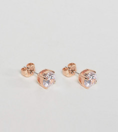 Серьги-гвоздики с круглым кристаллом Swarovski от Simon Carter эксклюзивно для ASOS - Золотой