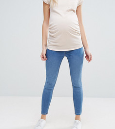 Джеггинсы скинни с посадкой под животом New Look Maternity - Синий