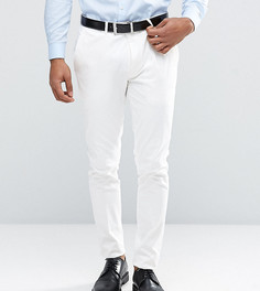 Суперузкие брюки из хлопкового сатина Only & Sons - Белый