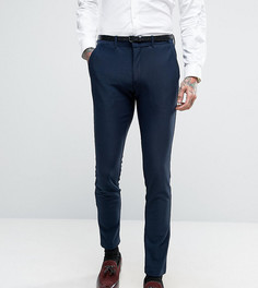 Трикотажные супероблегающие брюки Only & Sons - Темно-синий