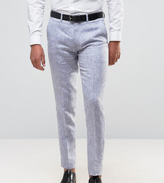 Льняные суперузкие брюки Only & Sons - Темно-синий