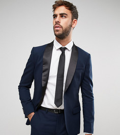 Супероблегающий пиджак под смокинг Only & Sons - Темно-синий