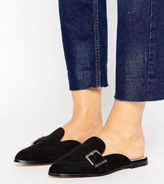 Туфли для широкой стопы с открытой пяткой и острым носком ASOS MASIE - Черный