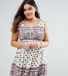 Платье с принтом Diya Plus - Мульти