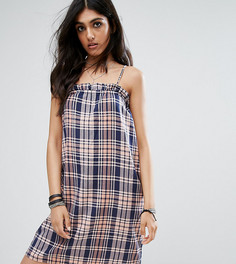 Платье в клетку с бретельками Noisy May Tall - Мульти
