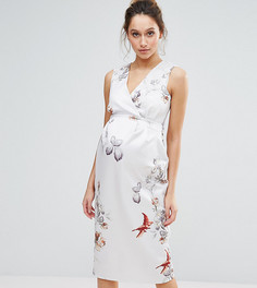 Платье-футляр с цветочным принтом Hope & Ivy Maternity - Розовый
