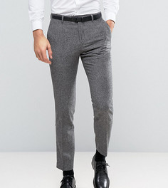 Узкие брюки из твида Burton Menswear - Серый