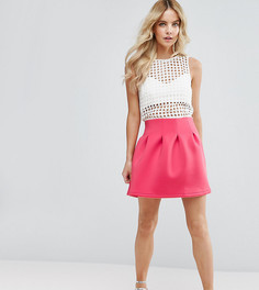 Мини-юбка для выпускного ASOS PETITE - Розовый