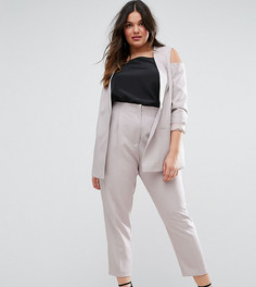 Соблазнительные узкие брюки ASOS CURVE - Серебряный