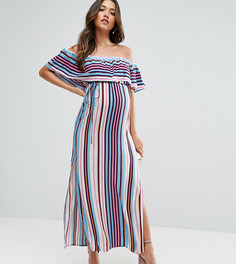 Платье макси в полоску ASOS Maternity - Мульти