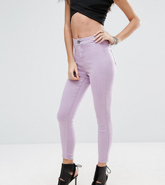 Сиреневые джеггинсы с завышенной талией ASOS PETITE RIVINGTON - Фиолетовый
