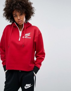 Худи с молнией Nike - Красный