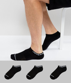 3 пары черных спортивных носков Nike Jordan SX5546-010 - Черный