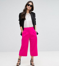 Юбка-брюки с эластичной вставкой ASOS PETITE Mansy - Розовый