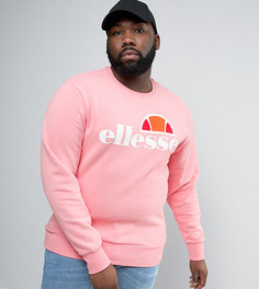 Свитшот с классическим логотипом Ellesse PLUS - Розовый