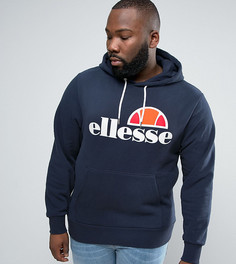 Худи с классическим логотипом Ellesse PLUS - Темно-синий