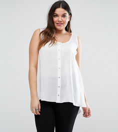 Топ на пуговицах Koko Plus - Кремовый