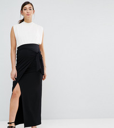 Юбка макси с посадкой над животом ASOS Maternity - Черный
