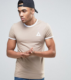 Бежевая футболка Le Coq Sportif Ringer эксклюзивно для ASOS 1622163 - Бежевый