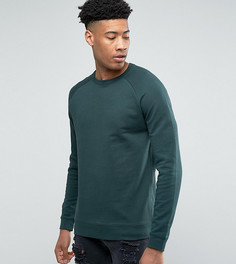 Свитшот цвета хаки ASOS TALL - Зеленый