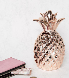 Копилка в форме ананаса цвета розового золота эксклюзивно для Sass & Belle - Медный