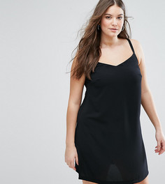 Платье-комбинация New Look Curve - Черный