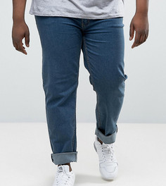 Комфортные выбеленные джинсы Duke PLUS - Синий