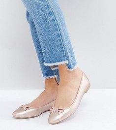 Балетки для широкой стопы New Look - Розовый