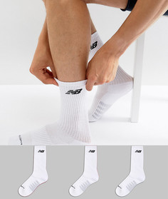 3 пары белых носков New Balance N5050-801-3EU WHT - Белый